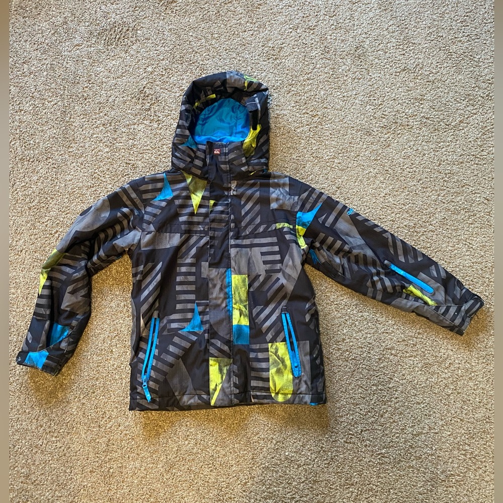 Boys Quicksilver snow jacket and pants ski/snowboard size 12